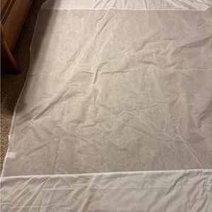New White Queen Bed Skirt